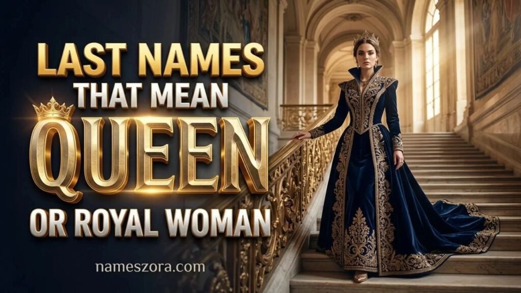 Last Names That Mean Queen or Royal Woman