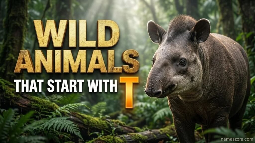 Wild Animals That Start With T