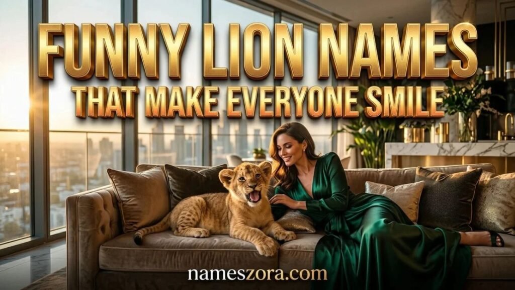 Funny Lion Names That Make Everyone Smile