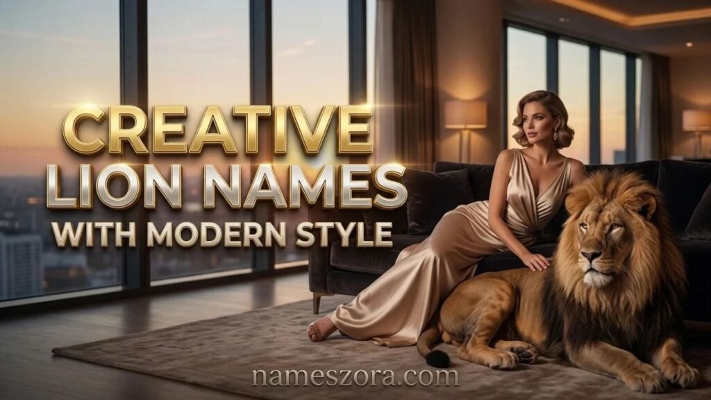 Creative Lion Names with Modern Style