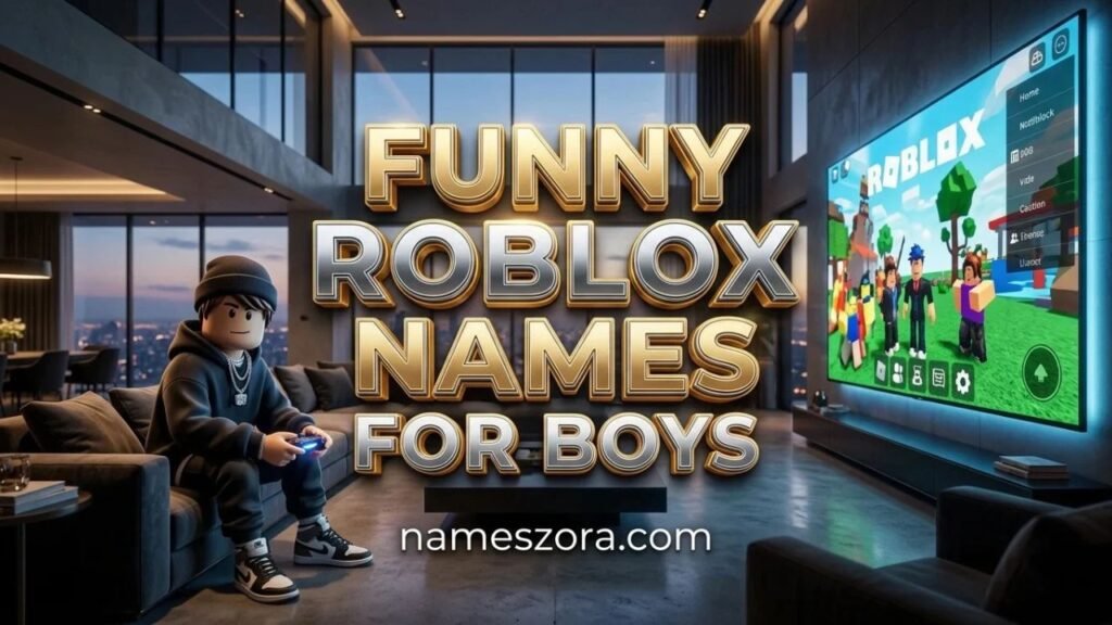 Funny Roblox Names for Boys