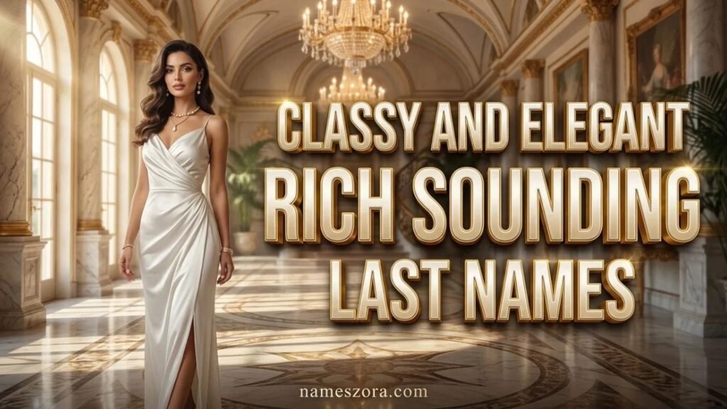 Classy and Elegant Rich Sounding Last Names
