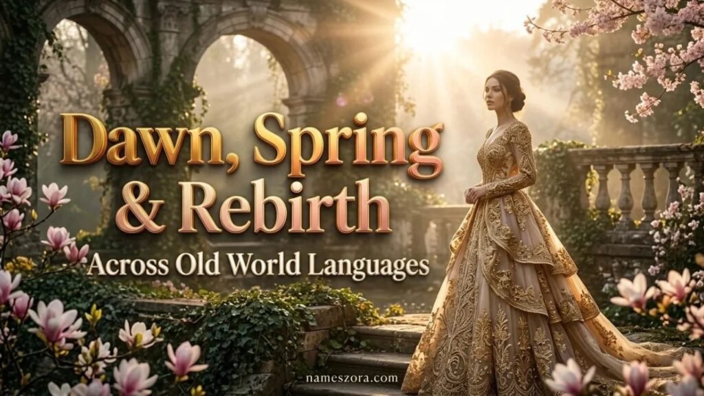 Dawn, Spring & Rebirth Across Old World Languages