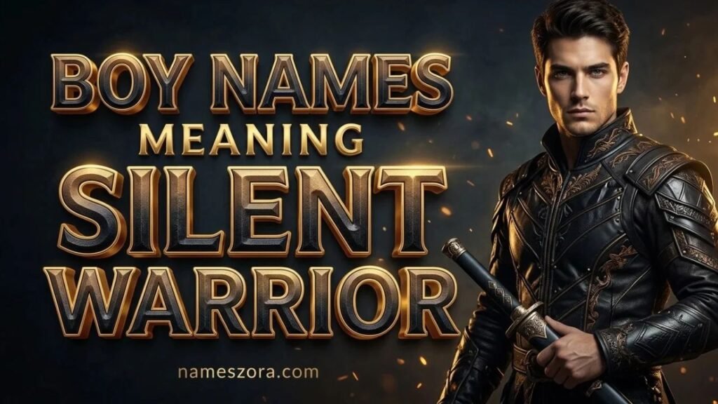 Boy Names Meaning Silent Warrior