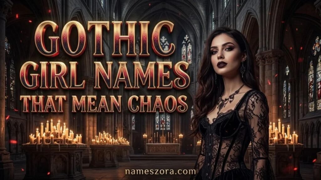 Gothic Girl Names That Mean Chaos