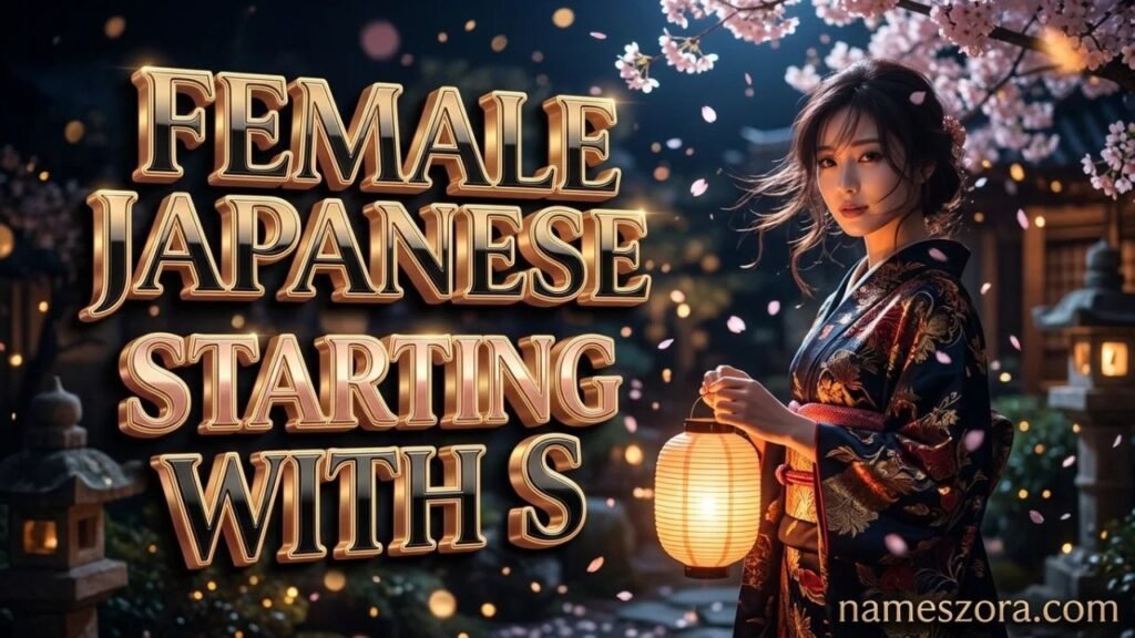 Female Japanese Names Starting With S