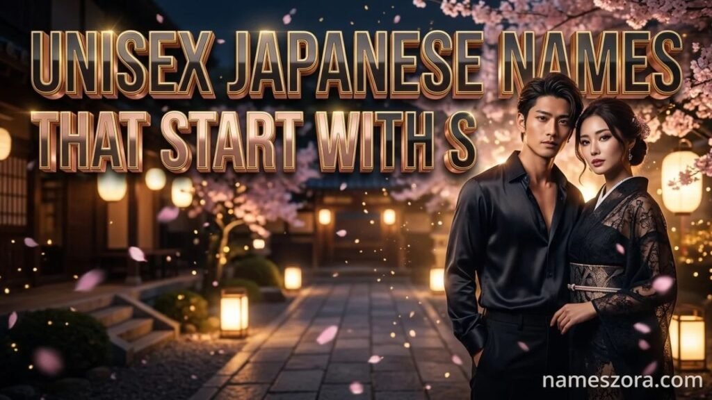 Unisex Japanese Names That Start With S