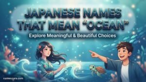 Japanese Names That Mean “Ocean”