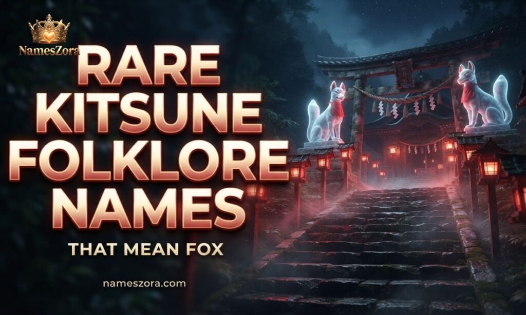 Rare Japanese Names That Mean Fox From Kitsune Folklore