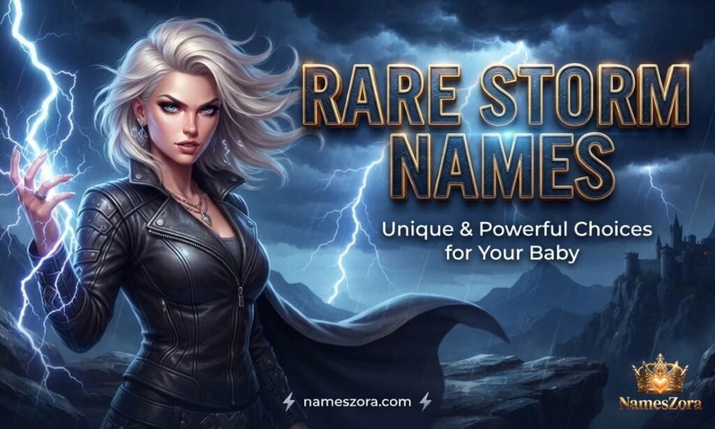 Rare Names That Mean Storm for a One of a Kind Identity